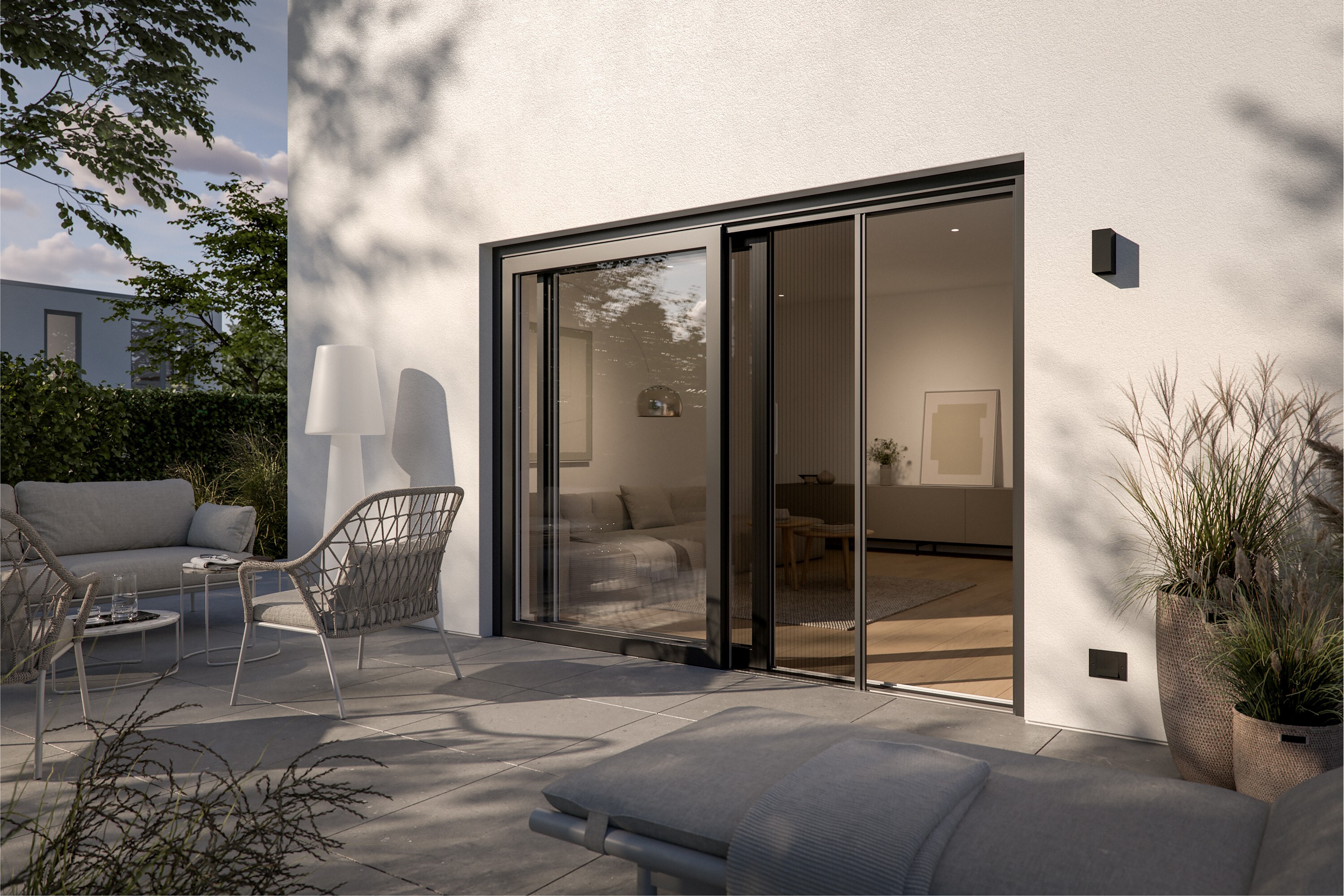 In Screen Außenansicht